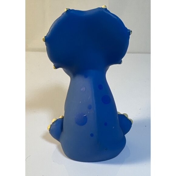 Blue Triceratops Dinosaur Baby Figurine 2.75" Tall - Picture 3 of 5